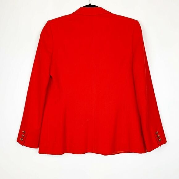 Pendleton Blazer Jacket Wool Red Size P Petite - Picture 5 of 5